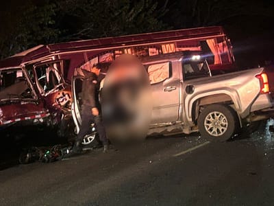 Fatal choque en Sardinal deja 4 muertos, entre ellos un menor de 16 años