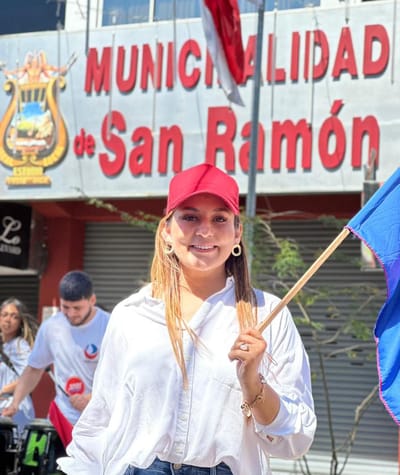 Alcaldesa de San Ramón, María Gabriela Jiménez. Foto: Facebook.