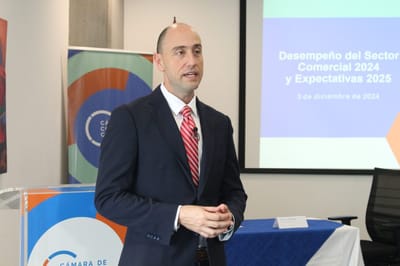 Arturo Rosabal, presidente de la Cámara de Comercio de Costa Rica. (CRH).