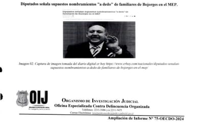 Publicación de crhoy incluida en el expediente del Caso Richter.