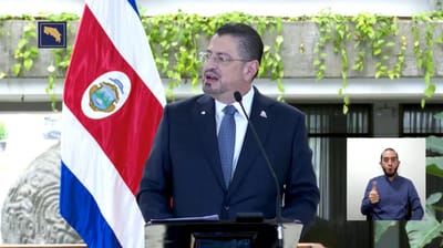 Rodrigo Chaves, presidente de la República, durante el programa semanal emitido este 22 de enero de 2025. Captura de pantalla/Casa Presidencial