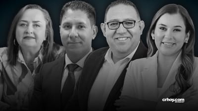 Presidenta del IFAM, Marlen Luna, viceministro del MOPT, Carlos Ávila, diputado socialcristiano Leslye Bojorges y alcaldesa de San Ramón, María Gabriela Jiménez.