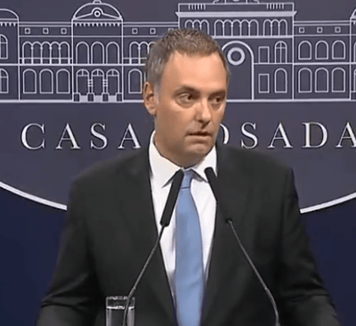 Miguel Adorni, vocero del presidente argentino, Javier Millei.