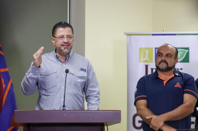 Rodrigo Chaves y Alejandro Picado