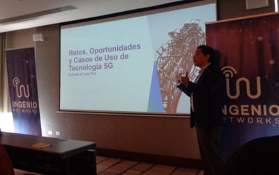 Pablo Serdio, ingeniero en soluciones ópticas e inalámbricas