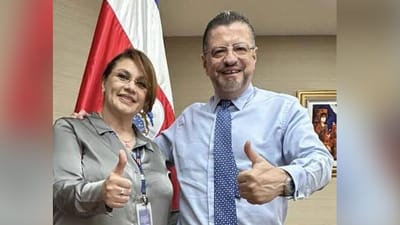 Mayuli Ortega y Rodrigo Chaves