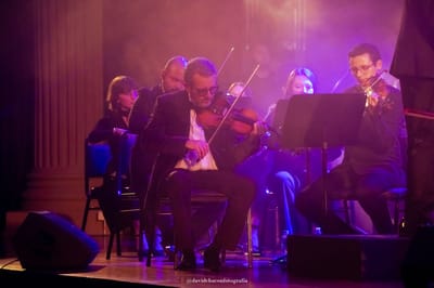 Concierto ‘Gandhi Sinfónico', celebrado el 26 de julio en el Teatro Melico Salazar, con la participación de la Orquesta Universal, bajo la dirección del maestro Alejandro Gutiérrez. Foto: @davidchaconfotografia.