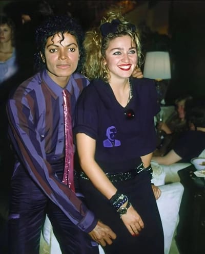 Michael Jackson y Madonna se conocieron a mediados de los años 80, cuando ambas estrellas del pop compartían el mismo mánager.