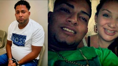 Alias Noni con su esposa, también detenida como parte del Cártel del Caribe Sur.
