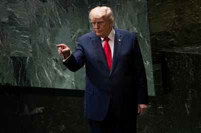 Donald Trump, presidente de EE. UU. en la ONU. AFP