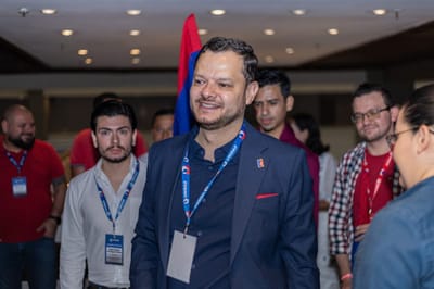 Juan Carlos Hidalgo, candidato presidencial por el PUSC. Foto: Juan Carlos Hidalgo