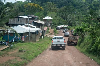Las Chorreras de Cutris es un pueblo de 87 familias ubicado a 2 kilómetros del río San Juan. Fotografía José Arguedas