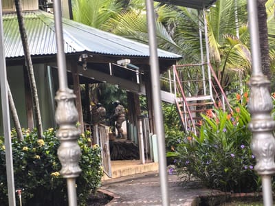 Uno de los puntos allanados en Guanacaste. CRH