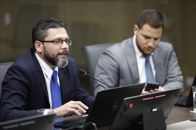 Rudolf Lücke, ministro de Hacienda. (Asamblea Legislativa).