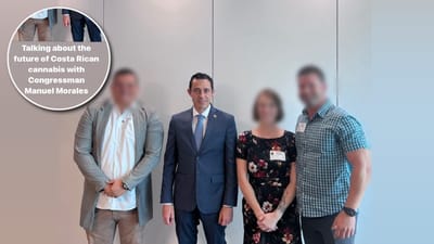 Visita de Liu Paniagua al diputado Manuel Morales, por parte de inversionistas de cannabis