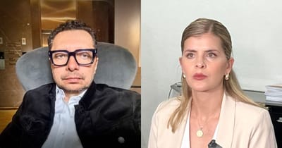 El abogado Rándall Chuken y la candidata presidencia del chavismo, Laura Rodríguez.