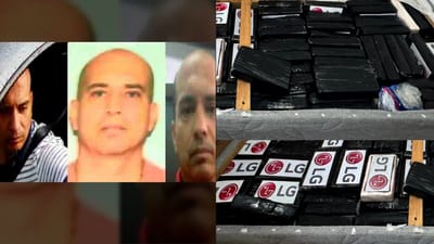 El sujeto de la imagen, de nacionalidad colombiana, se dio a la fuga tras el allanamiento en la bodega de droga, en San Pablo de Heredia.