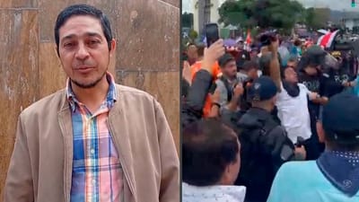 Roy Fallas, agricultor que denunció a policías por agresión. Captura de pantalla CRH