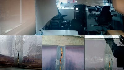 Fotografías contenidas en documentos públicos de SICOP muestran el deterioro de la embarcación.