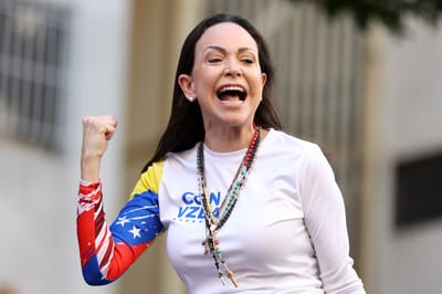 María Corina Machado asegura que no puede regresar a Venezuela por decisión del Gobierno.AFP