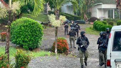 Uno de los puntos allanados el 21 de octubre pasado fue un hotel en Palmar Sur de Osa.