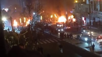 Manifestaciones en Irán contra el régimen que gobierna el país. AFP/Archivo CRH