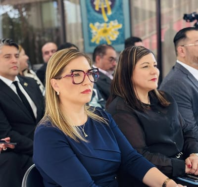 María Marta Carballo, diputada del PUSC, junto a Mónica Taylor, presidenta ejecutiva de la CCSS, en una conferencia de prensa celebrada el 11 de febrero de 2026 en Casa Presidencial. Foto: María Marta Carballo