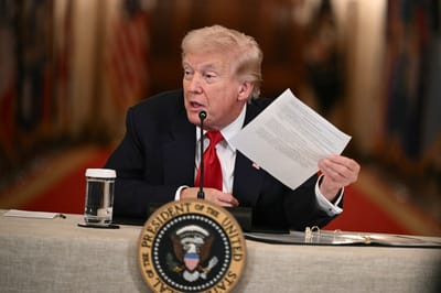 Donald Trump, presidente de EE. UU., en una foto de marzo de 2026. AFP