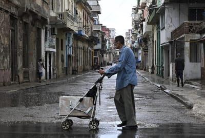 Cuba, en medio de una crisis económica. AFP