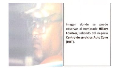 Rostro del supuesto líder narco originario de Limón ingresando a una venta de autos en la capital dominicana.