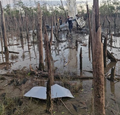 Una avioneta cargada con droga se accidentó en diciembre pasado en playa Carate. Archivo MSP.