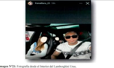 Alfaro en el Lamborghini Urus