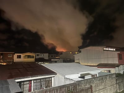 Incendio en Curridabat, donde murió una pareja de adultos mayores. Foto: Cuerpo de Bomberos de Costa Rica