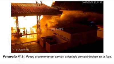 Imágenes de la emergencia en Blue Flame incluidas en informe de Bomberos