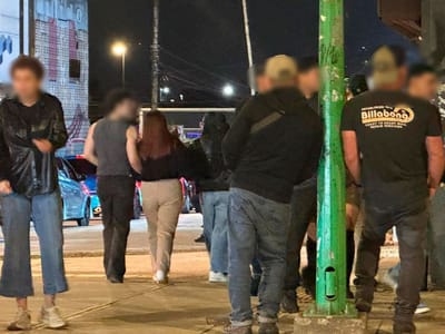 Afluencia de visitantes el viernes 8 de mayo en el barrio La California.