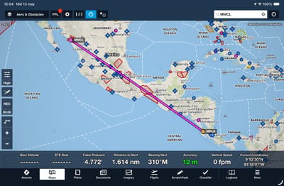 En línea recta un vuelo desde Guanacaste a Culiacán tardaría diez horas.