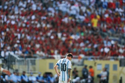 Messi se despidió de los mundiales en la final ante España.