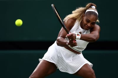 Serena Williams en Wimbeldon. Henry Nicholls. AFP.