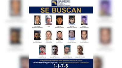 Buscados por hechos violentos en Cartago