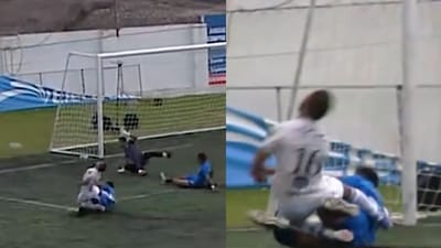 Falta no pitada por el árbitro.