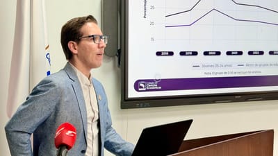 Luis Vargas, economista del Colegio de Ciencias Económicas de Costa Rica. (CRH).