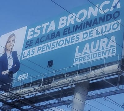 Valla del PPSO durante la campaña electoral de 2026. CRH