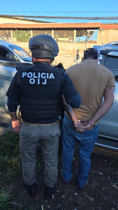 Fotografía del detenido.