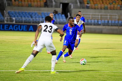 Haití recibió a Trinidad y Tobago en Jamaica. Foto Concacaf.