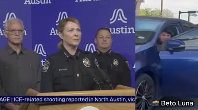 Imagen de la policía de Austin al referirse al caso. Captura de pantalla/X