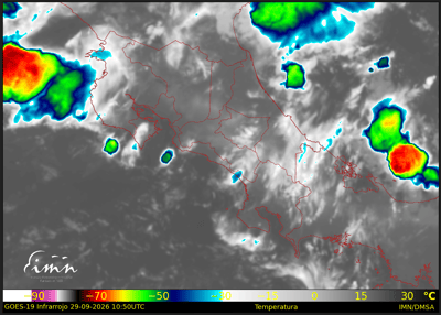 Imagen satelital del IMN.