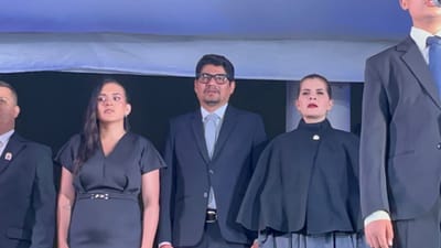 Laura Fernández, presidentra de la República, este 14 de setiembre en Cartago. CRH
