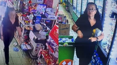 Mujer roba cervezas Escazú