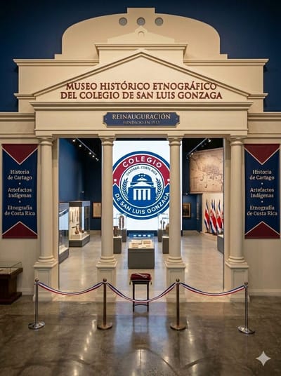 Museo Histórico del Colegio de San Luis Gonzaga en Cartago. Foto: Facebook
