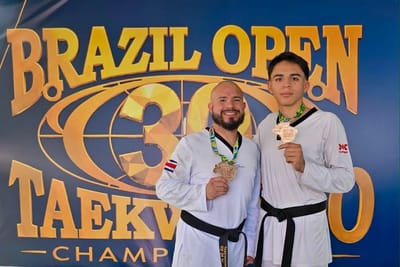Ticos ganan medalla en Brasil. Cortesía Comité Paralímpico.